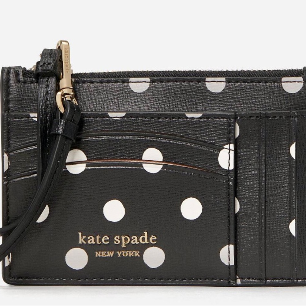 Spencer sunshine dot cardholder wristlet .